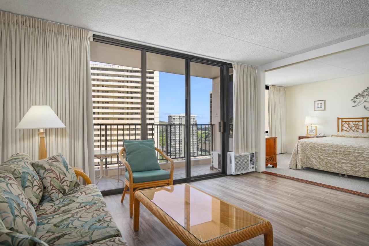 One-Bedroom Suite with City View at Aston at the Waikiki Banyan