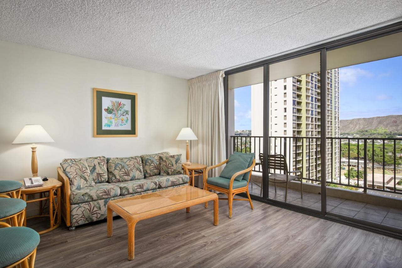 One-Bedroom Suite with City View at Aston at the Waikiki Banyan
