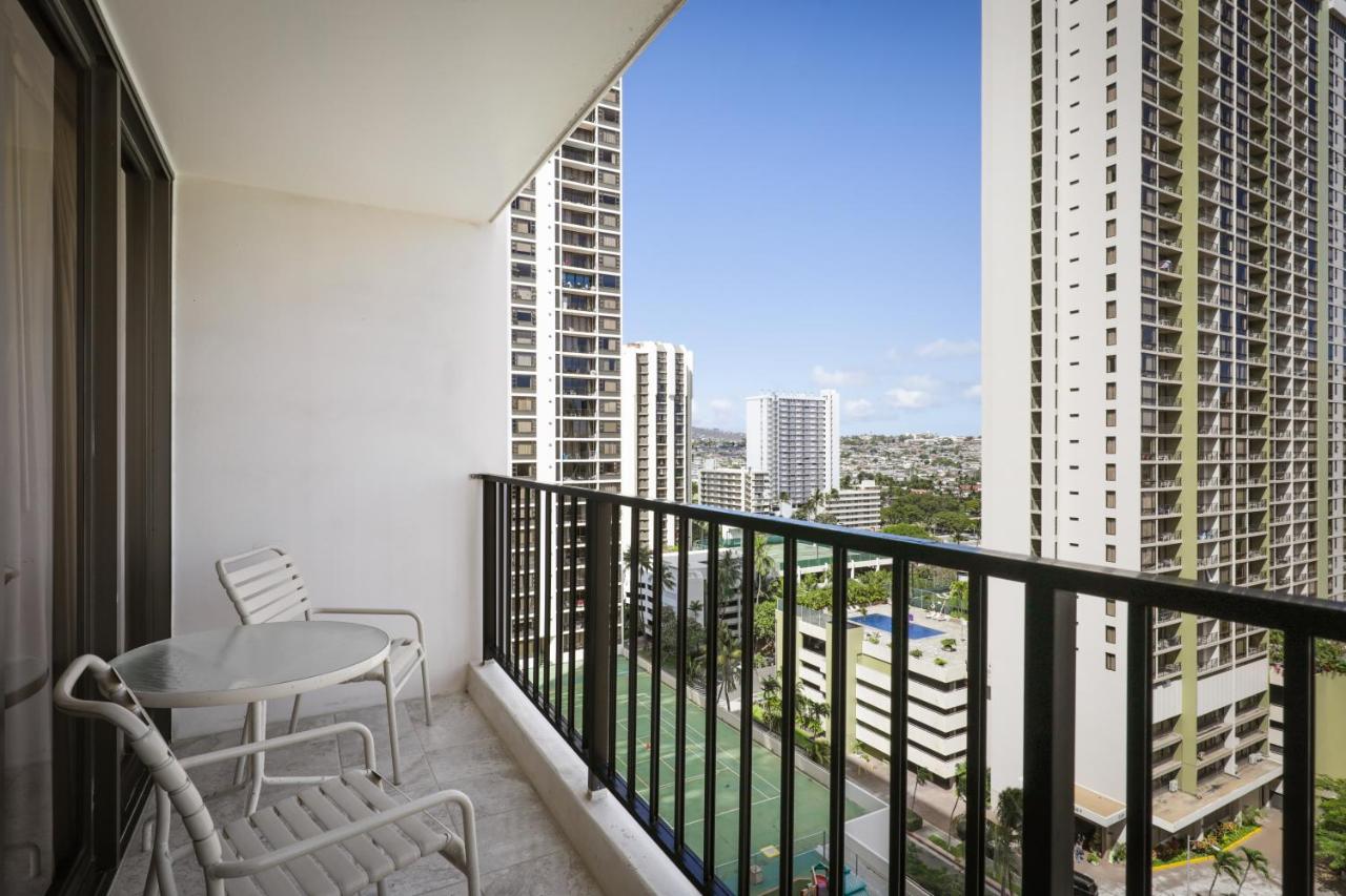 One-Bedroom Suite with City View at Aston at the Waikiki Banyan