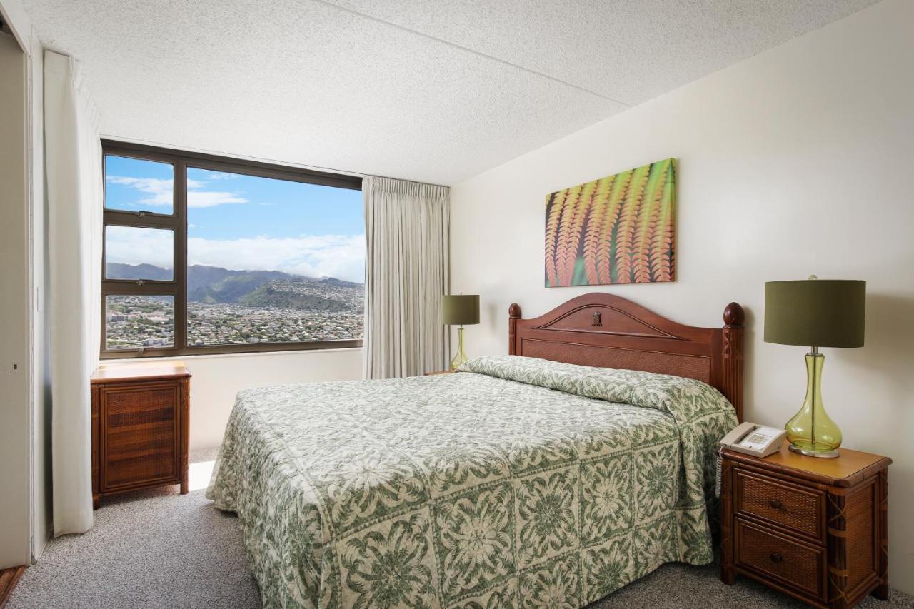 One-Bedroom Suite with Mountain View at Aston at the Waikiki Banyan