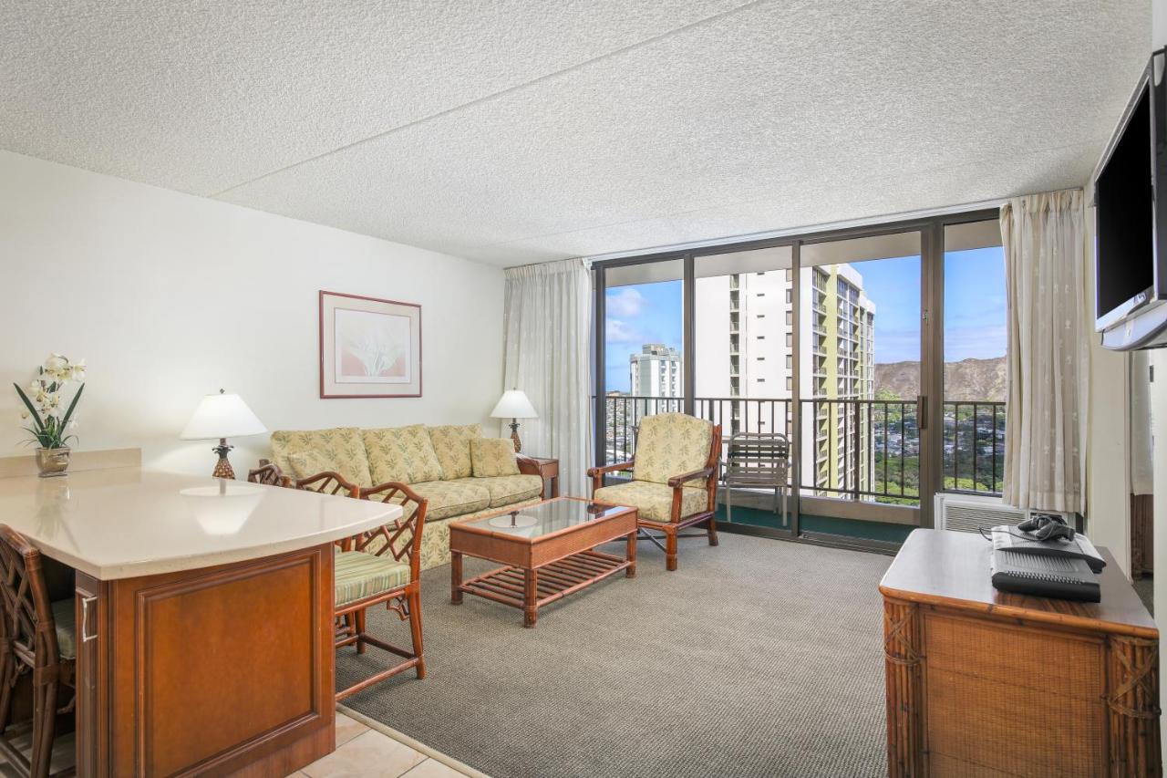 One-Bedroom Suite with Ocean View at Aston at the Waikiki Banyan