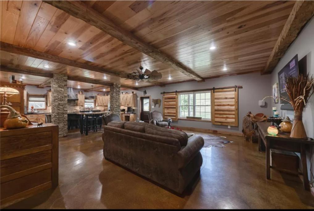 | Unique home on a beautiful ranch w/ stocked pond