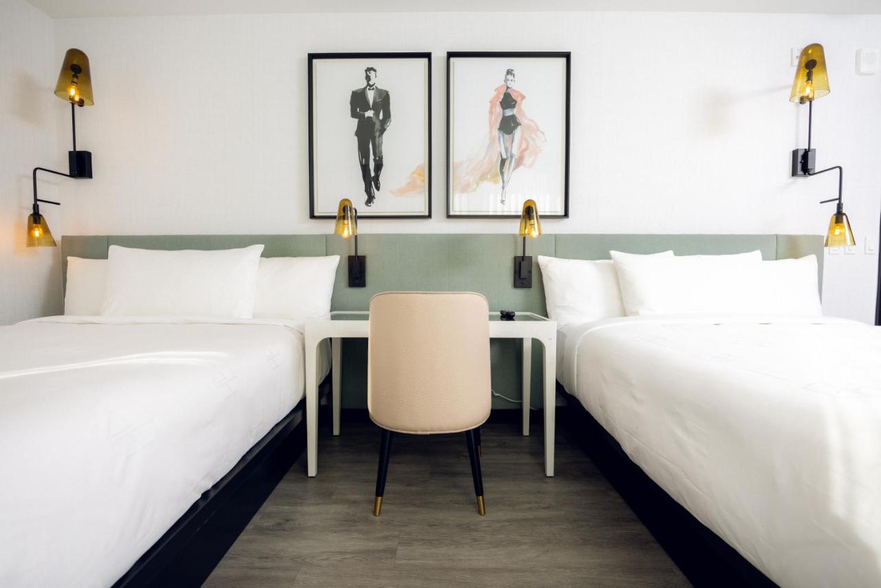 Double Queen Accessible with Tub at The Godfrey Hotel Hollywood