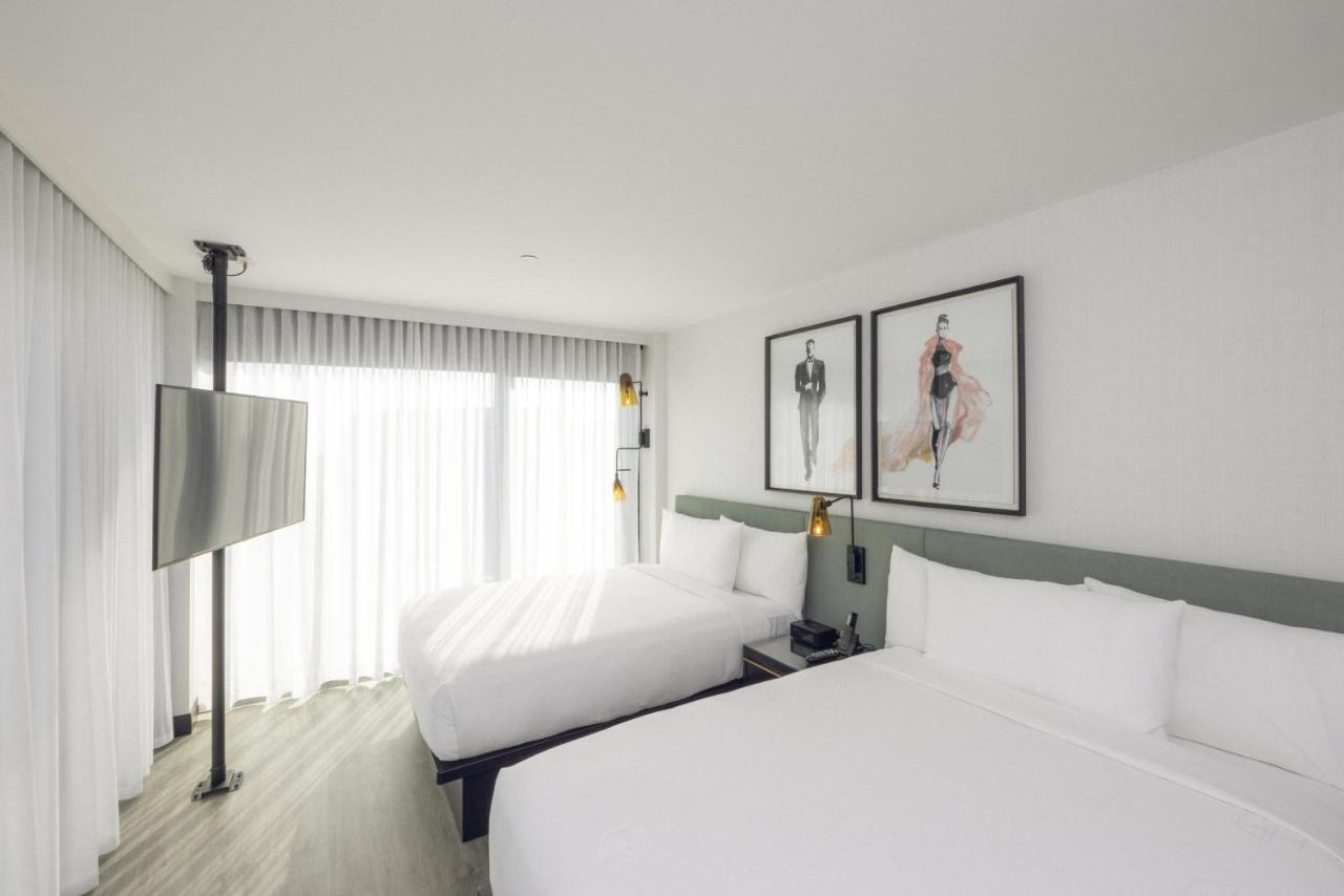 Double Queen Accessible with Tub at The Godfrey Hotel Hollywood