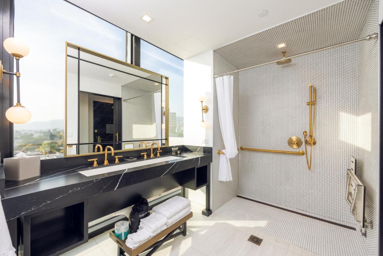 Double Queen Accessible with Roll-in Shower at The Godfrey Hotel Hollywood