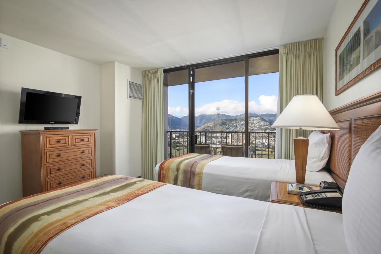 One-Bedroom Suite with Mountain View at Aston Waikiki Sunset