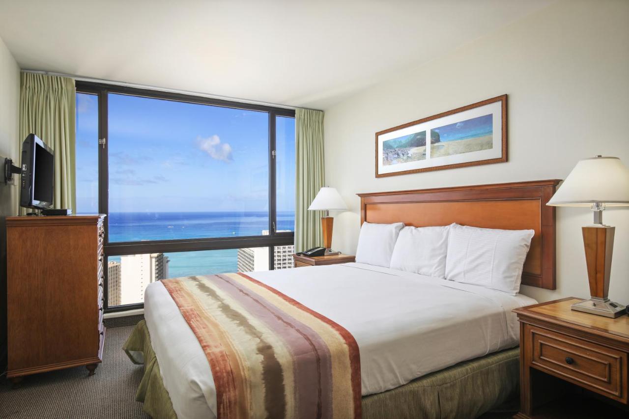 One-Bedroom Suite with Ocean View at Aston Waikiki Sunset