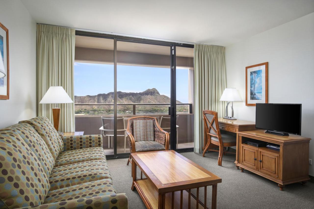 Two-Bedroom Suite with Ocean View at Aston Waikiki Sunset