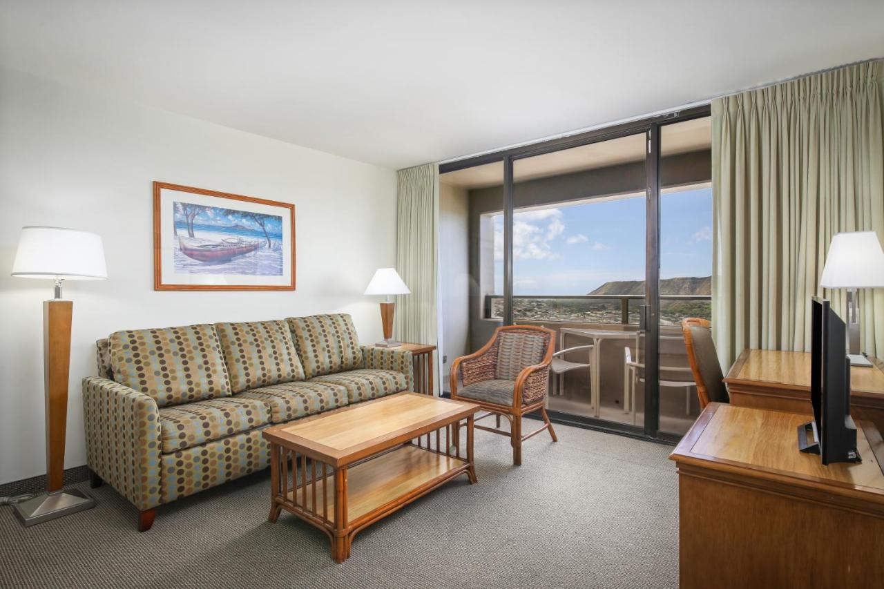 Two-Bedroom Suite with Ocean View at Aston Waikiki Sunset