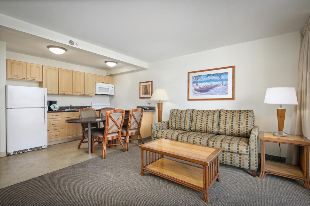 One-Bedroom Suite with Partial Ocean View at Aston Waikiki Sunset