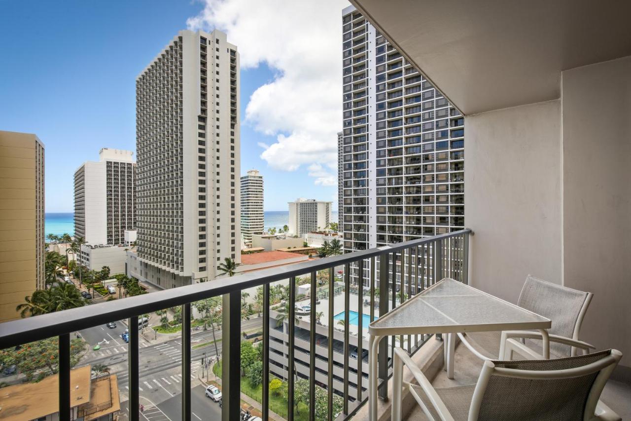 One-Bedroom Suite with Partial Ocean View at Aston Waikiki Sunset