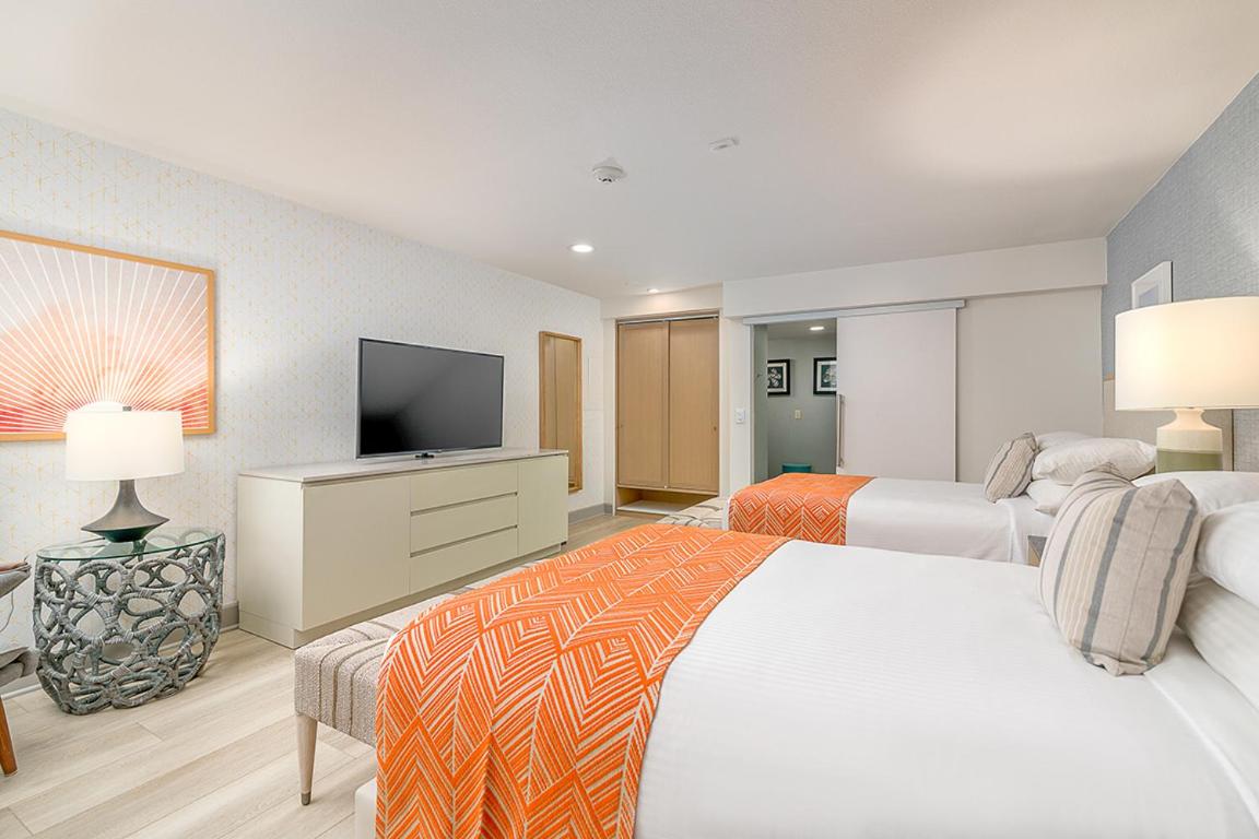 Standard Double Room with Two Double Beds at Beach Terrace