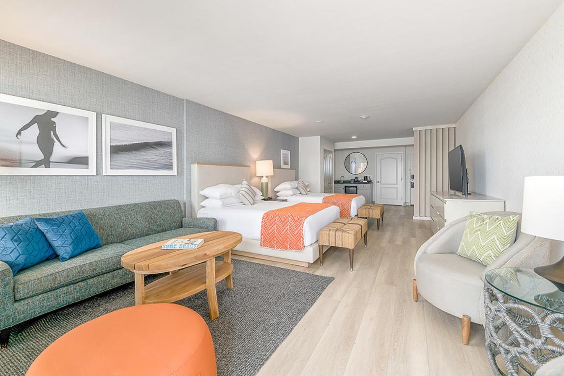 Ocean View Room with Two King Beds at Beach Terrace
