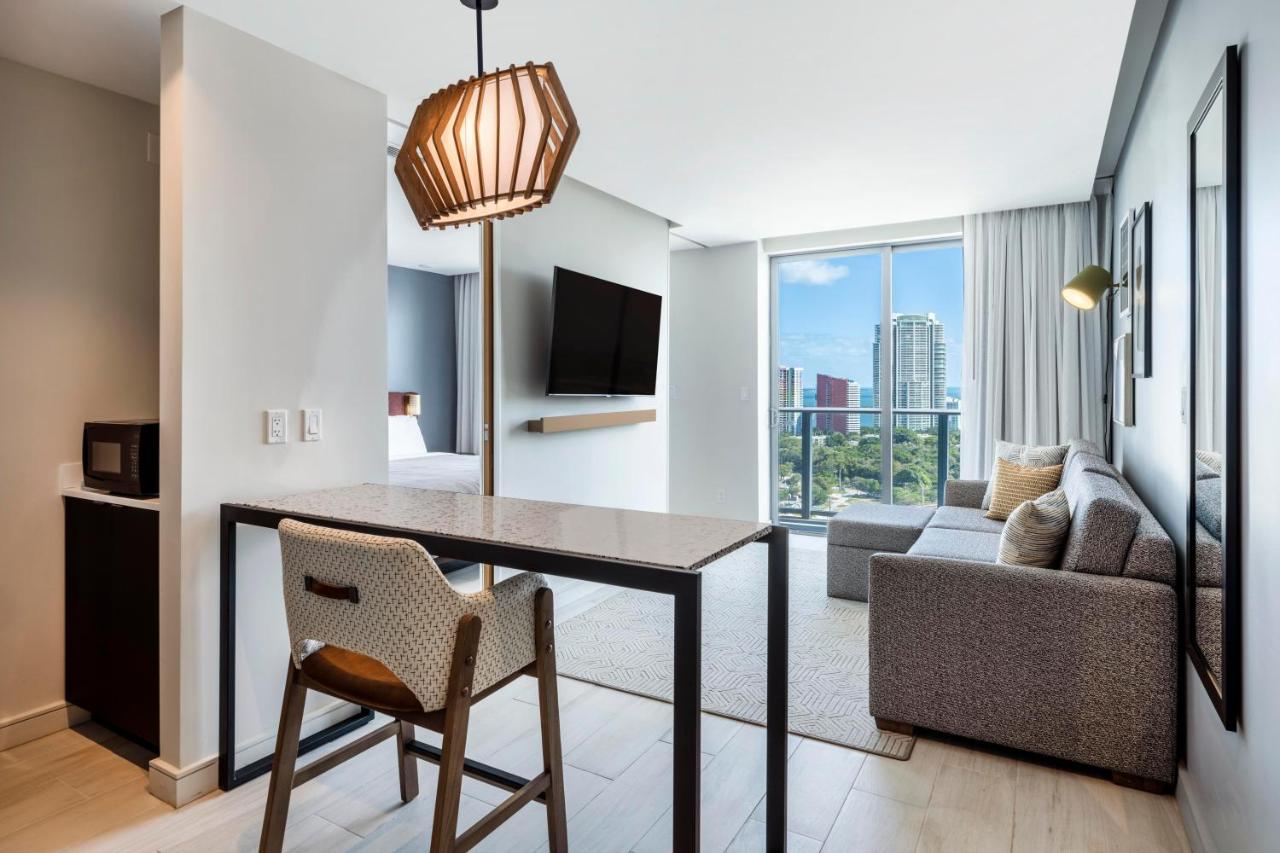 One Bedroom King Suite with Sofa Bed and Balcony- Non-Smoking at Atwell Suites Miami Brickell by IHG