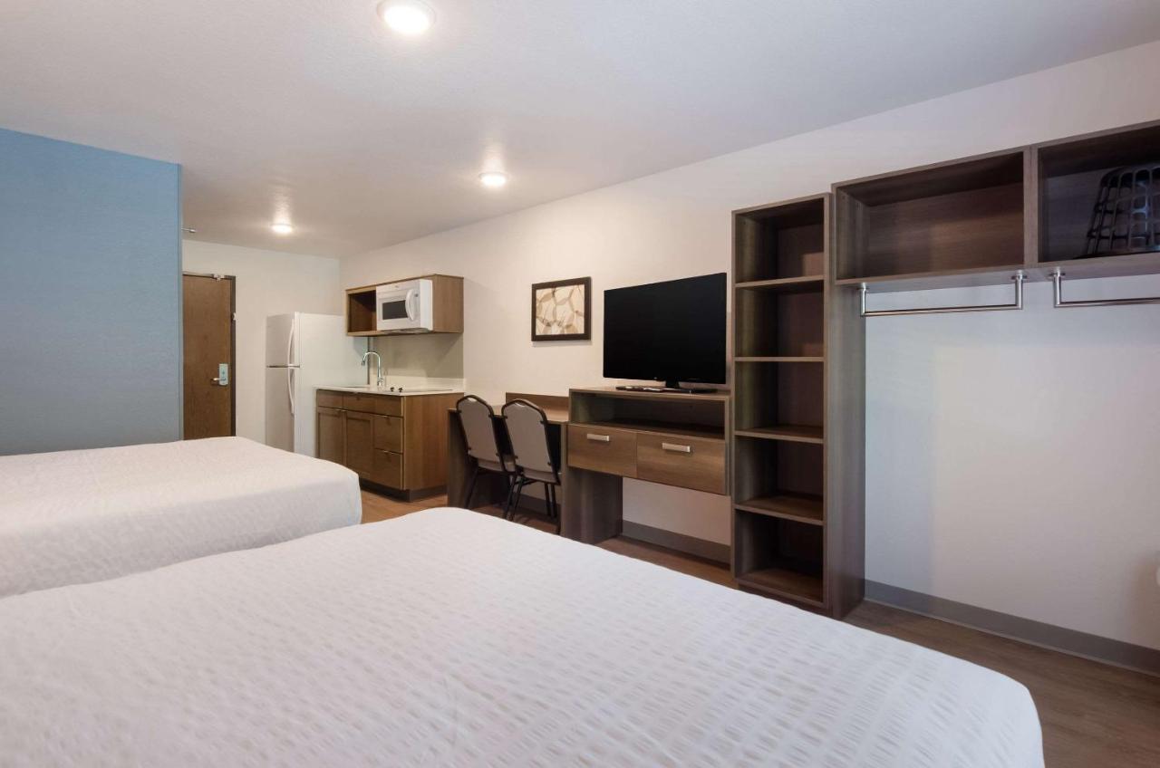 Queen Room with Two Queen Beds with Accessible Tub - Accessible/Non Smoking at WoodSpring Suites Lynchburg VA