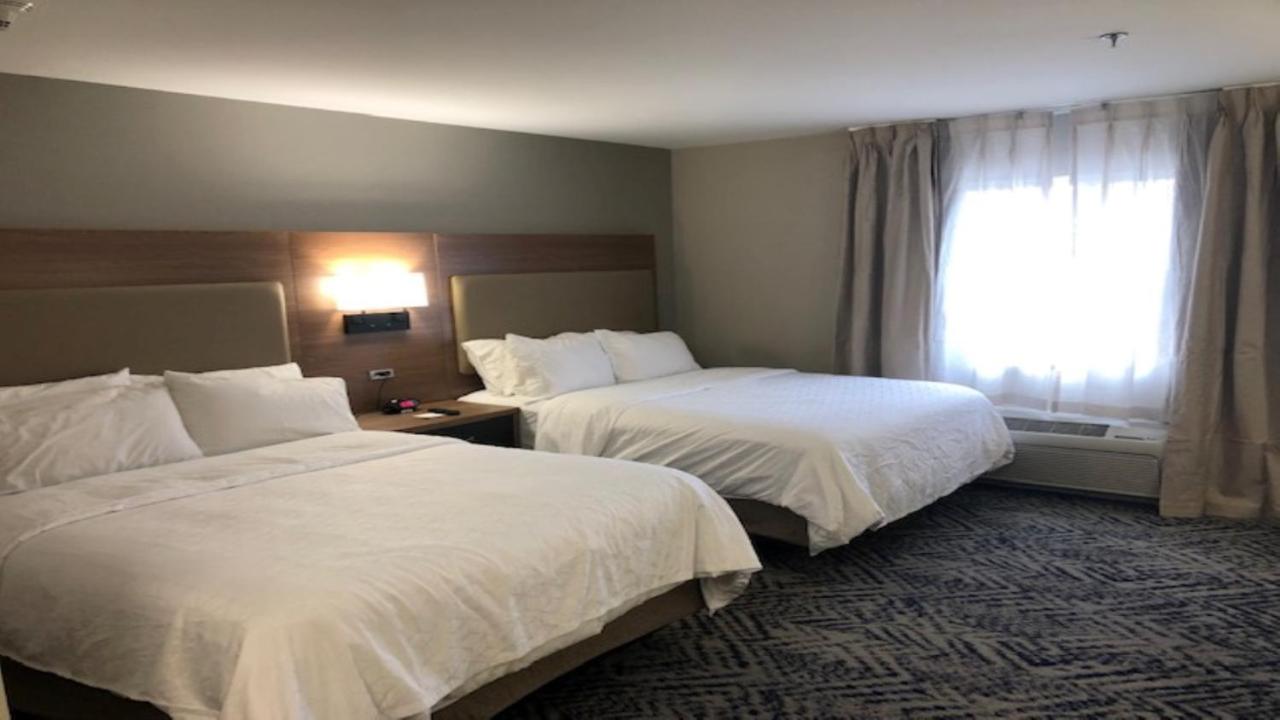 Studio Suite with Two Queen Beds and Hearing Mobility Accessible Tub at Candlewood Suites Watertown Fort Drum, an IHG Hotel
