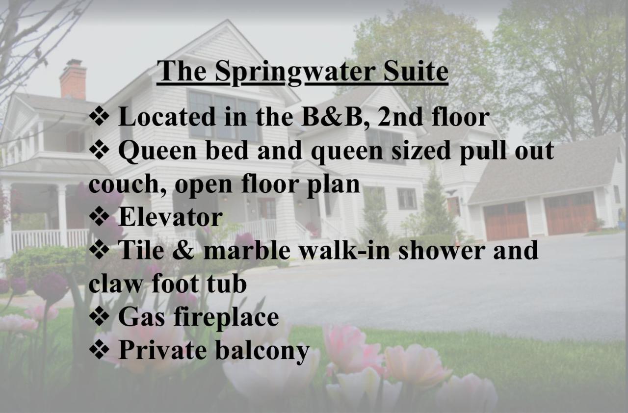  | The Springwater Bed and Breakfast