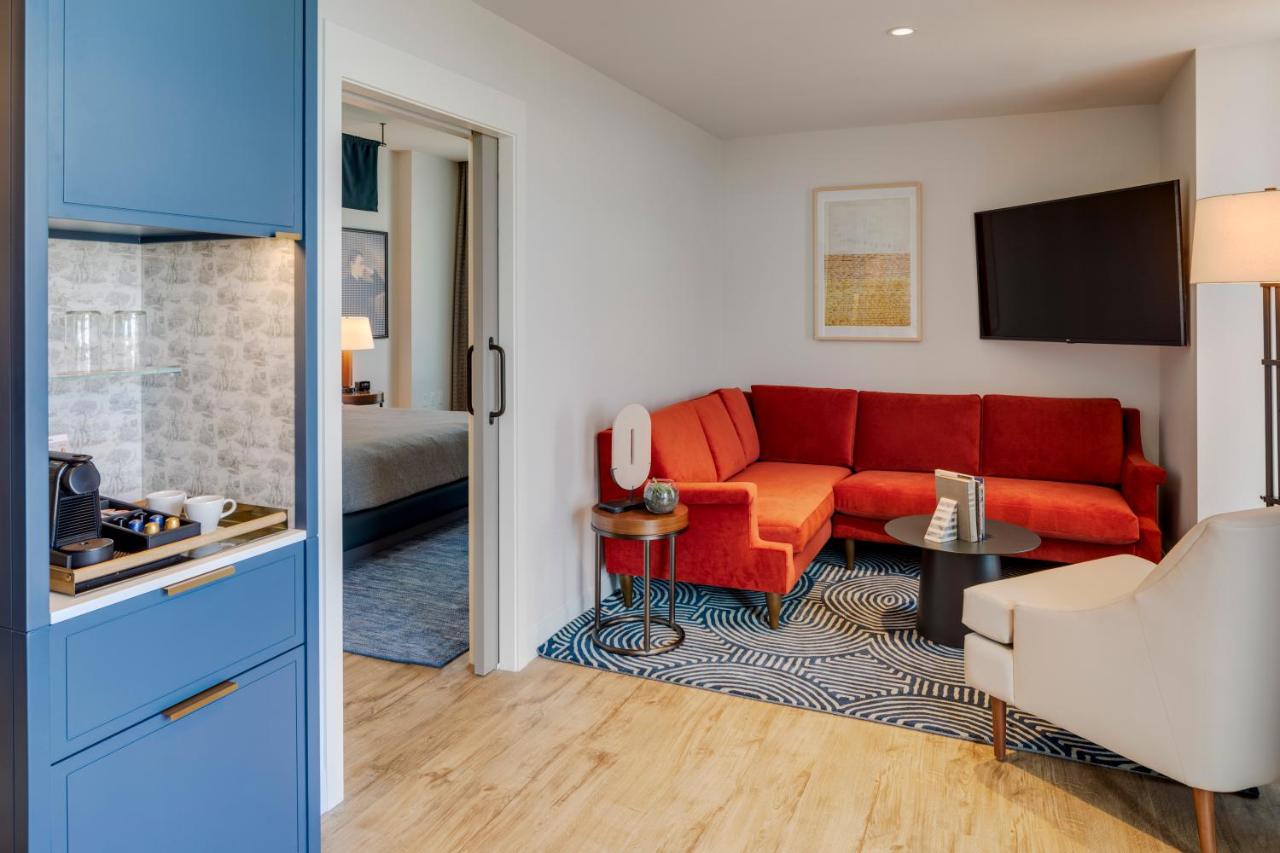 One-Bedroom King Suite with Balcony at Canopy By Hilton Boston Downtown