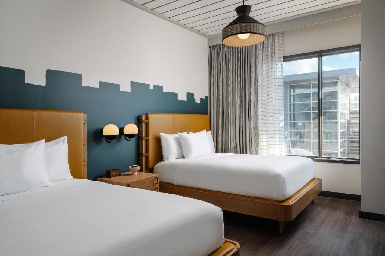 Double Queen Accessible Roll In Shower at Origin Austin, A Wyndham Hotel