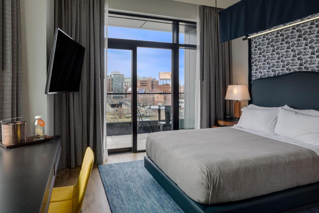 Double Room with Balcony and City View at Canopy By Hilton Boston Downtown