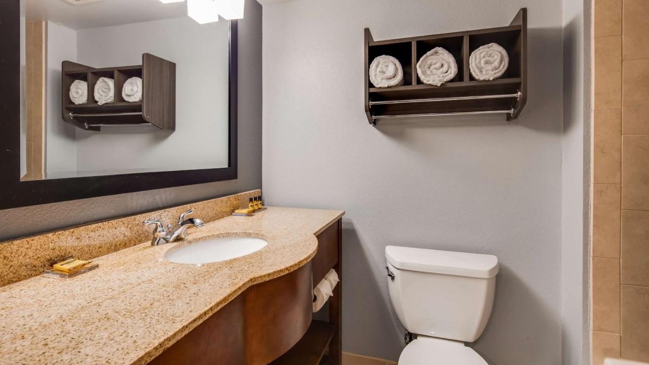 Queen Room with Two Queen Beds and Sofa Bed at Best Western Plus Champaign/Urbana Inn
