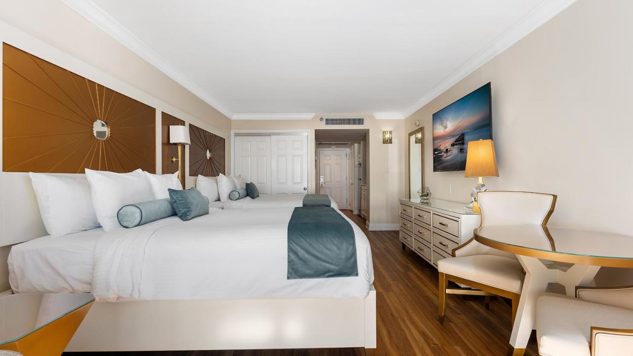 Queen Room with Two Queen Beds and Ocean View at La Mer Beachfront Resort