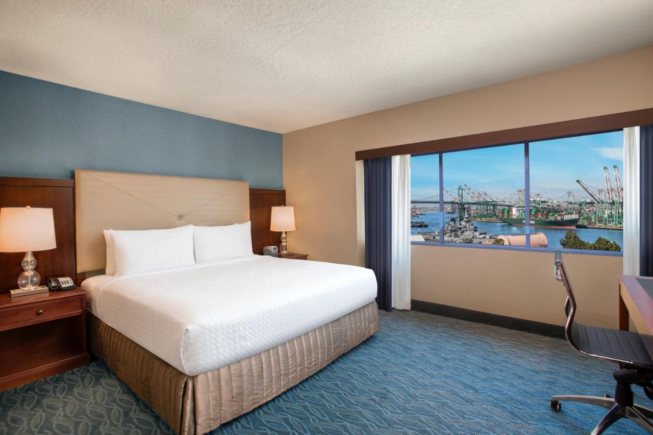 King Bed Deluxe Mini Suite Harbor View at Crowne Plaza Los Angeles Harbor Hotel, an IHG Hotel