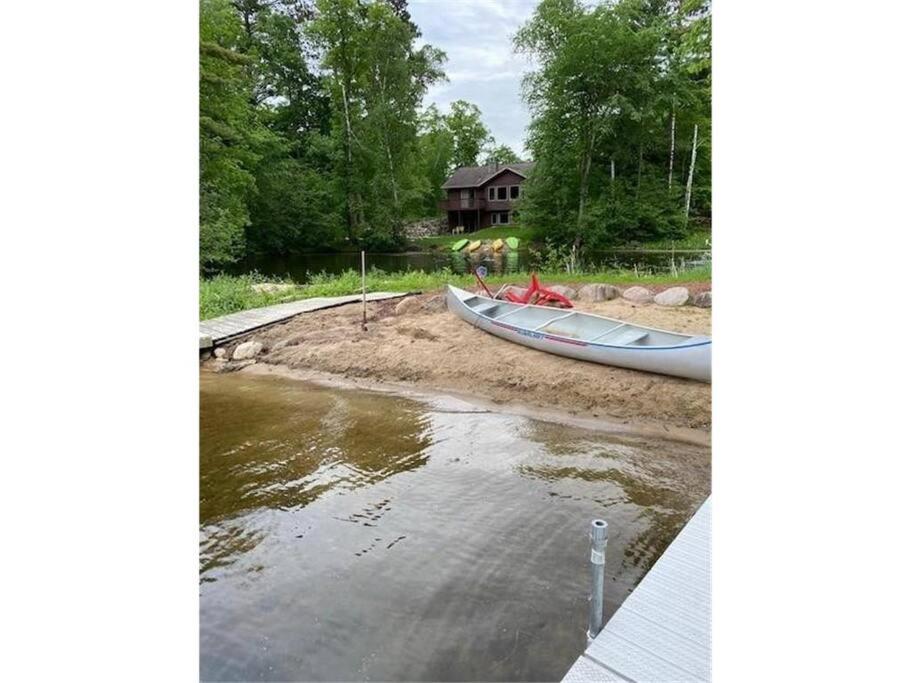 | Large Log Home on Lake with Hot Tub