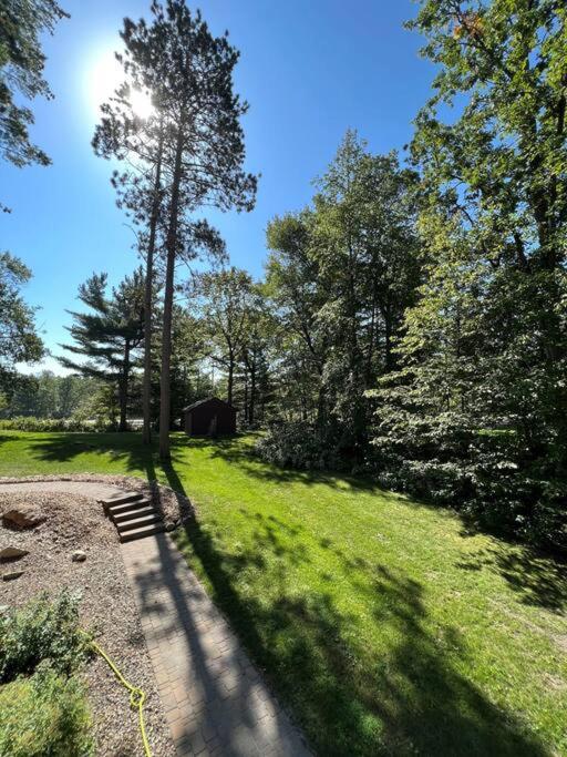 | Large Log Home on Lake with Hot Tub