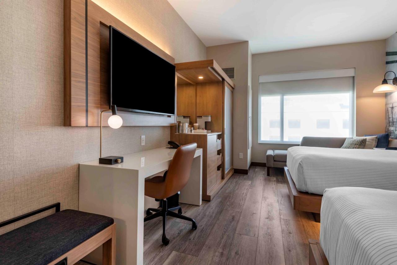 Queen Room with Two Queen Beds Roll In Shower - Accessible/Non Smoking at Cambria Hotel Portland Downtown-Old Port