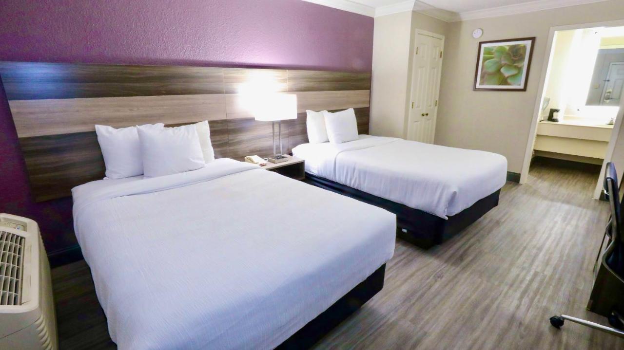 Double Room with Two Double Beds and Roll In Shower - Non-Smoking at La Quinta Inn by Wyndham San Antonio Lackland