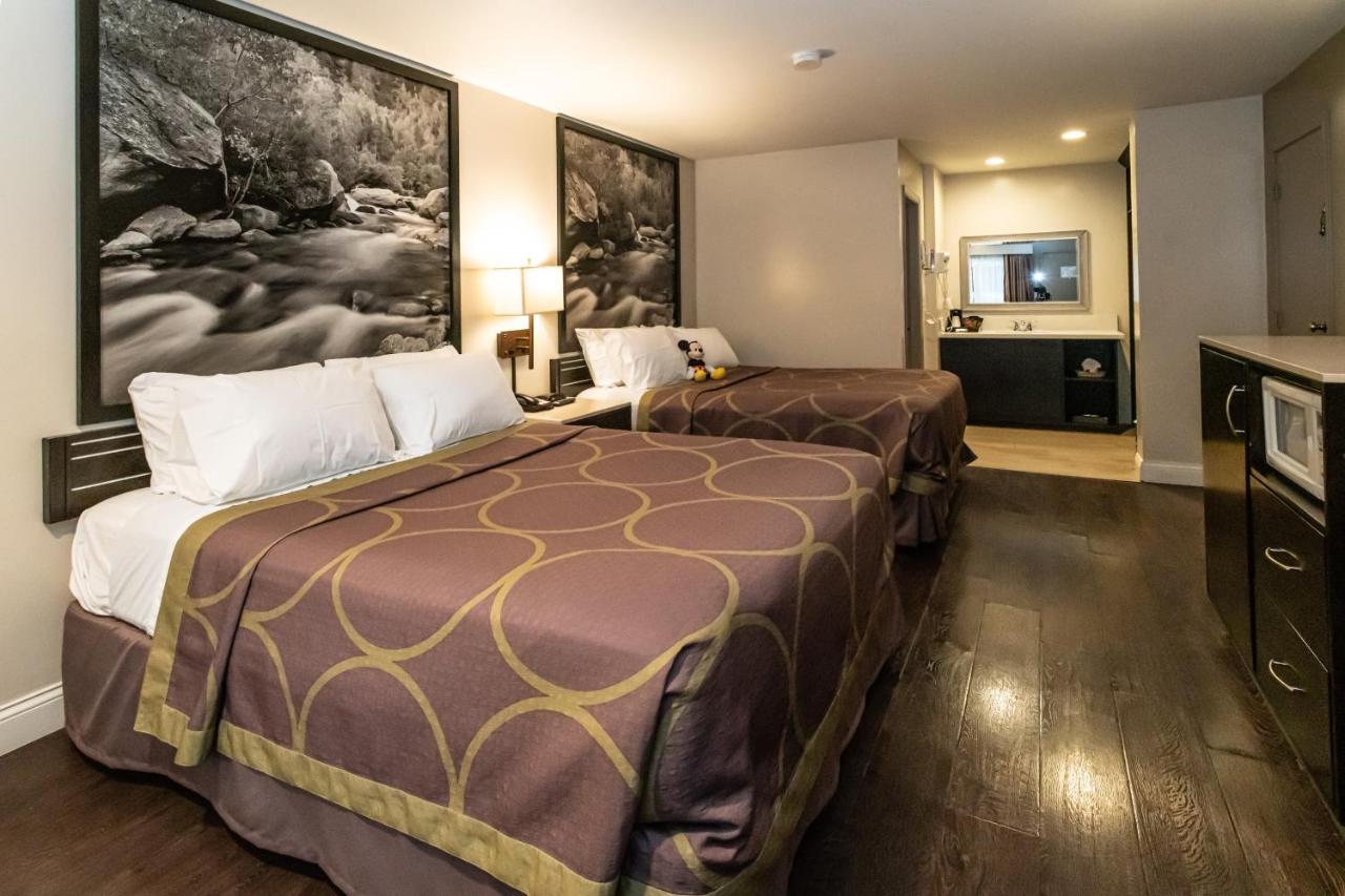 Queen Room with Two Queen Beds - Non-Smoking at Super 8 by Wyndham Anaheim/Disneyland Drive