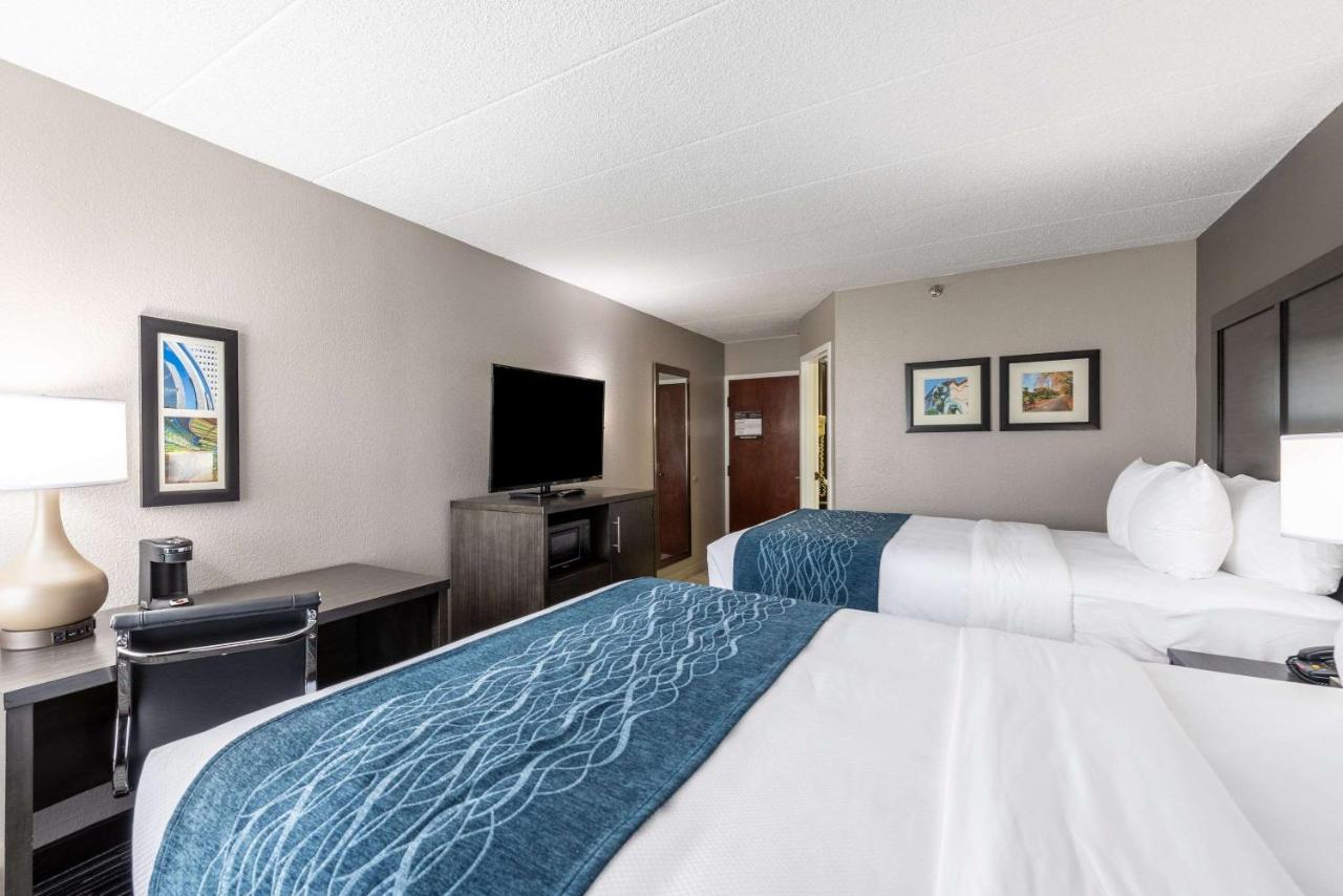 Queen Room with Two Queen Beds - Accessible/Non-Smoking at Comfort Inn Chicago Schaumburg - O'Hare Airport