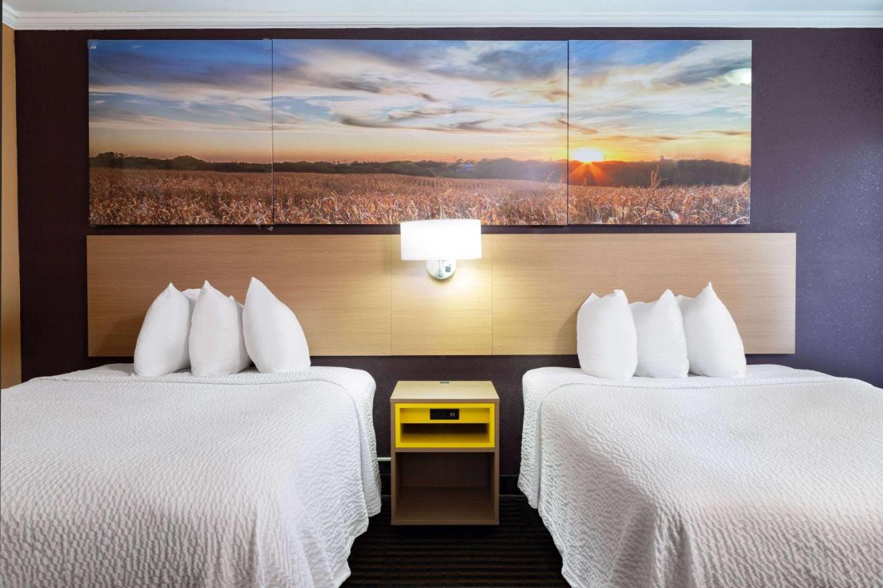 Double Room with Two Double Beds - Non-Smoking at Days Inn by Wyndham Anderson IN