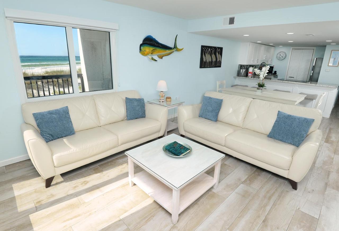 | Gulf-front, ground-level wrap-around ocean-front condo at Pinnacle Port Resort