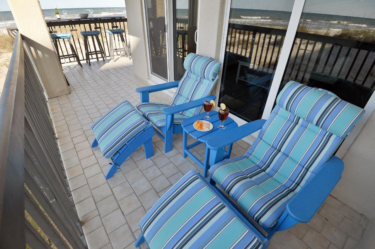 | Gulf-front, ground-level wrap-around ocean-front condo at Pinnacle Port Resort