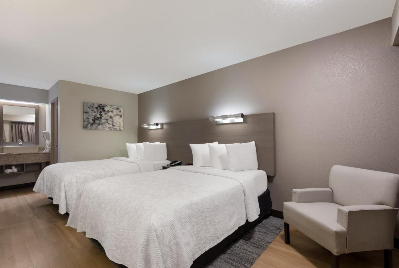 Standard Room with Two Double Beds Smoke Free at Red Roof Inn PLUS+ Chicago - Naperville