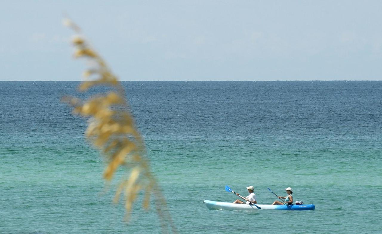 | Gulf-front, ground-level wrap-around ocean-front condo at Pinnacle Port Resort