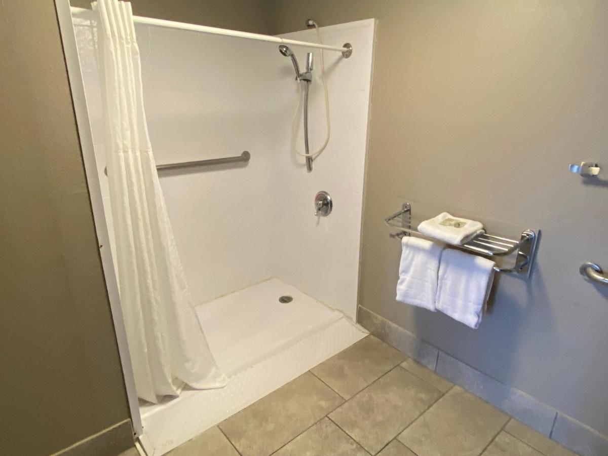 Deluxe King Room Disabiltiy Access Roll-In Shower Non-Smoking at Red Roof Inn Savannah North I-95 – Port Wentworth