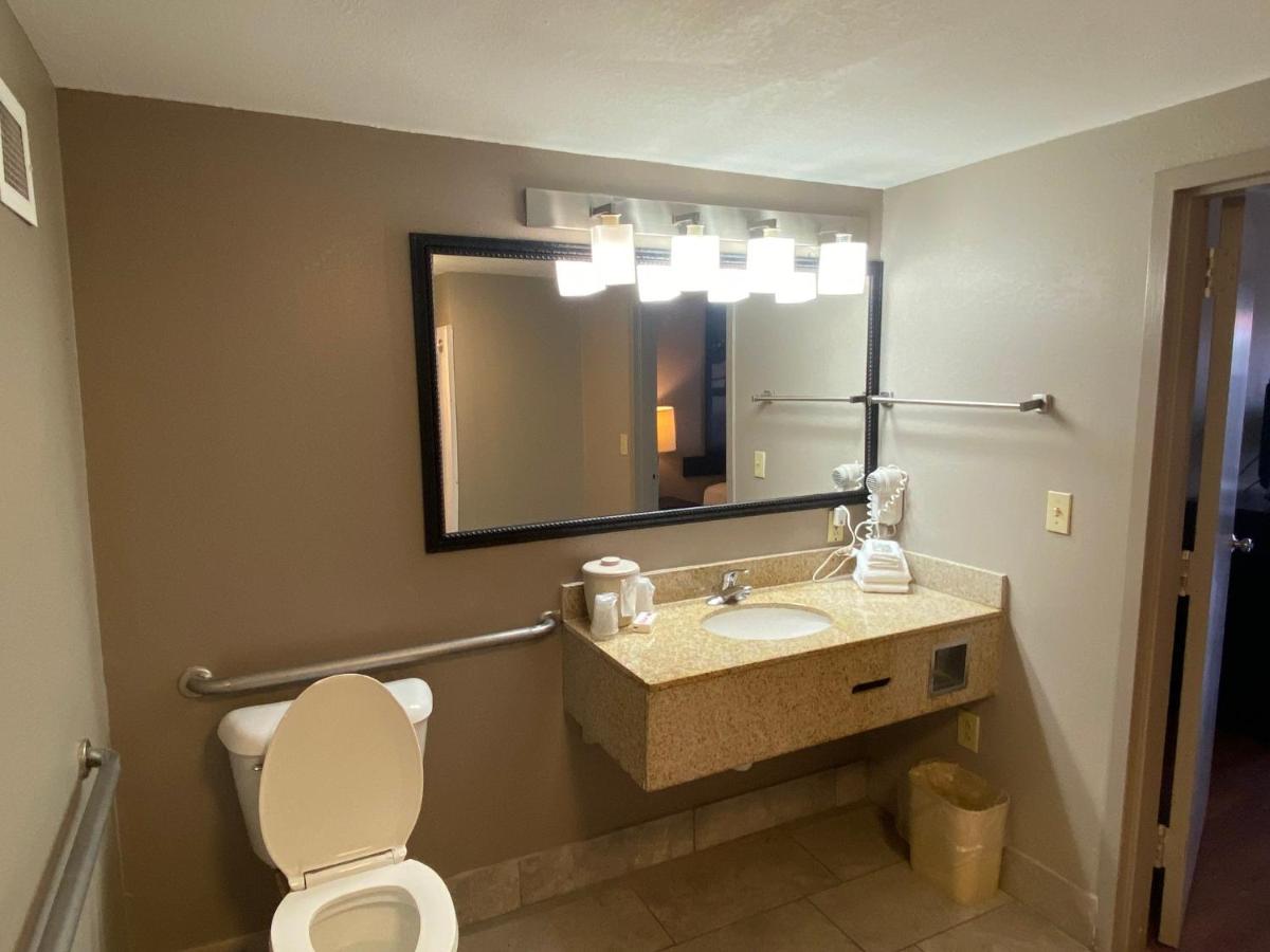 Deluxe King Room Disabiltiy Access Roll-In Shower Non-Smoking at Red Roof Inn Savannah North I-95 – Port Wentworth