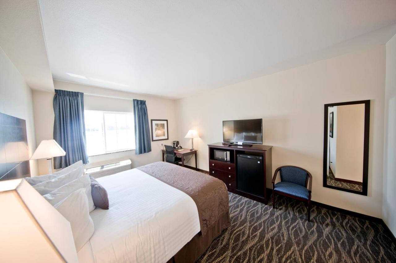 King Room with Roll-In Shower - Disability Access at Cobblestone Inn & Suites - Clarinda
