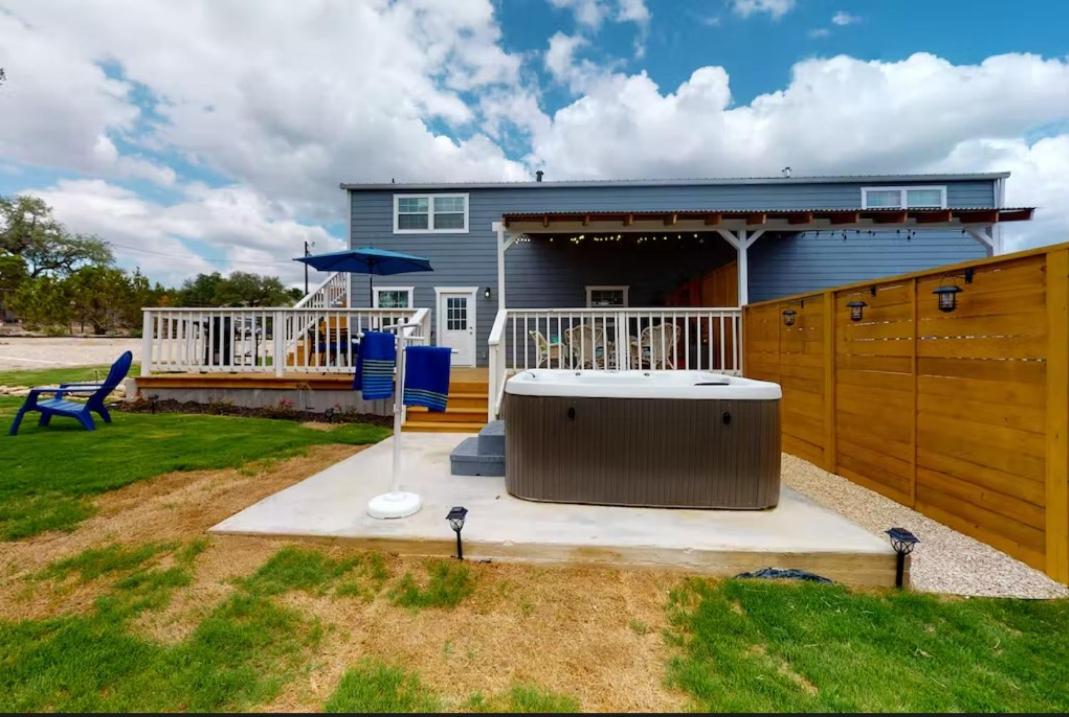 | Blue Oasis in the Hill Country