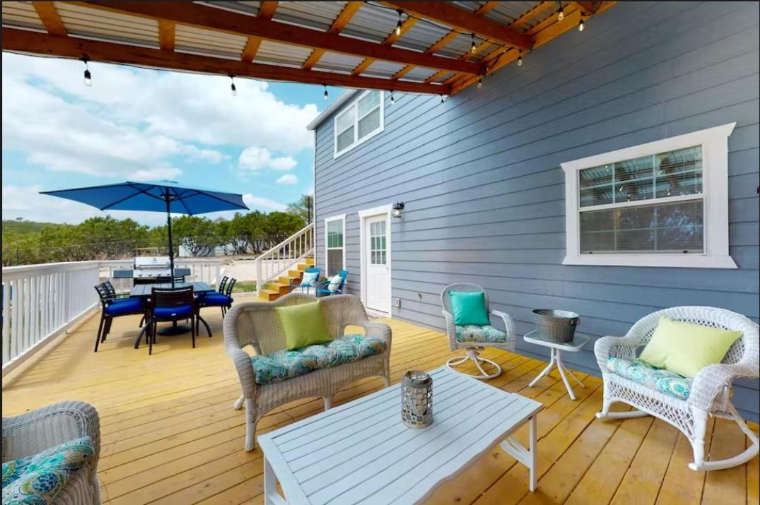 | Blue Oasis in the Hill Country