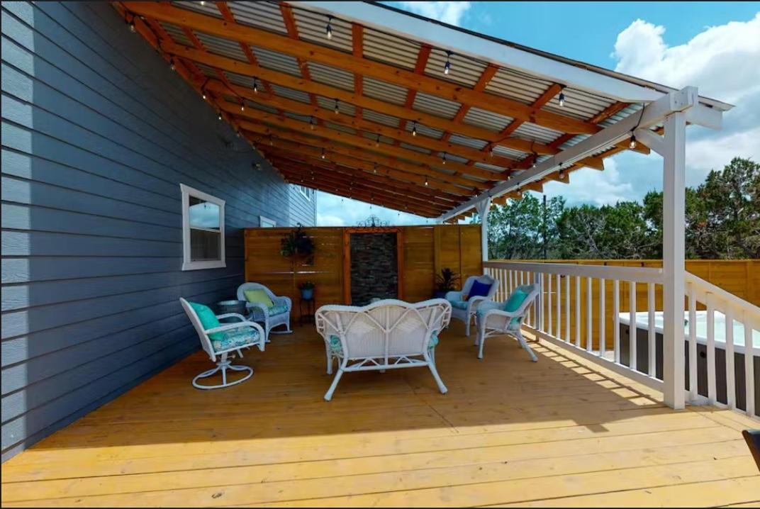 | Blue Oasis in the Hill Country