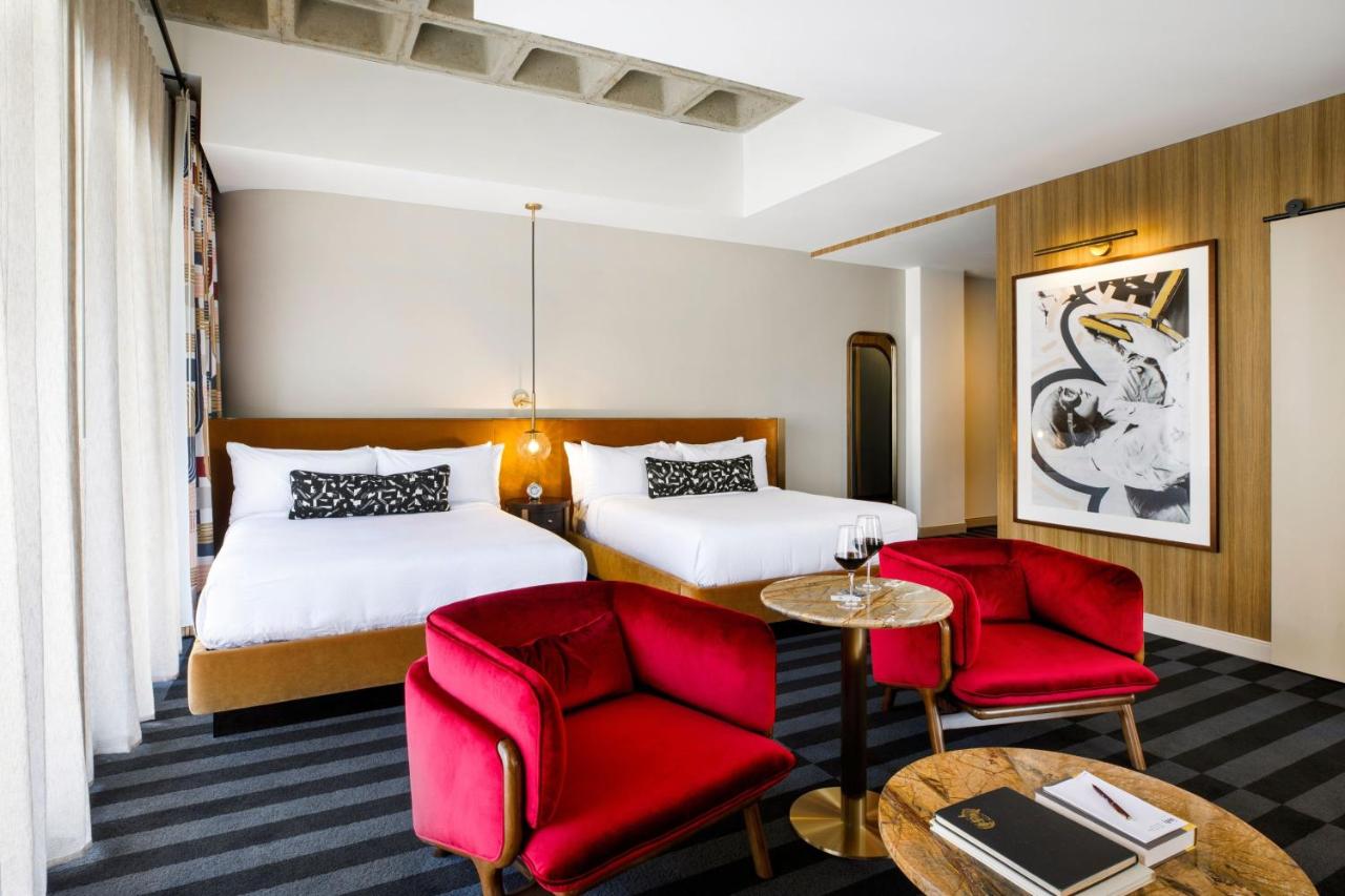Queen Room with Two Queen Beds and City View at Hotel Indy, Indianapolis, a Tribute Portfolio Hotel