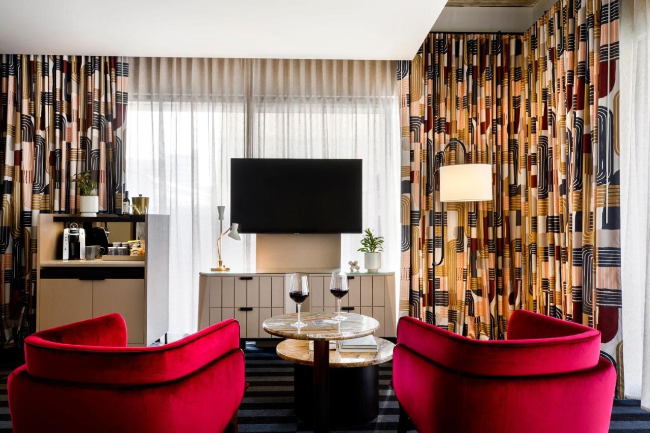 Queen Room with Two Queen Beds and City View at Hotel Indy, Indianapolis, a Tribute Portfolio Hotel