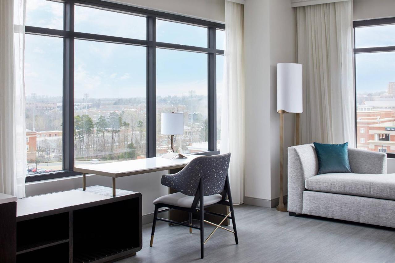 Corner King Room at UNC Charlotte Marriott Hotel & Conference Center