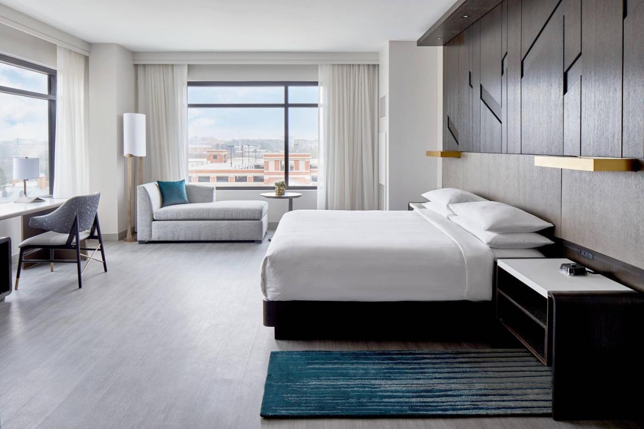 Corner King Room at UNC Charlotte Marriott Hotel & Conference Center