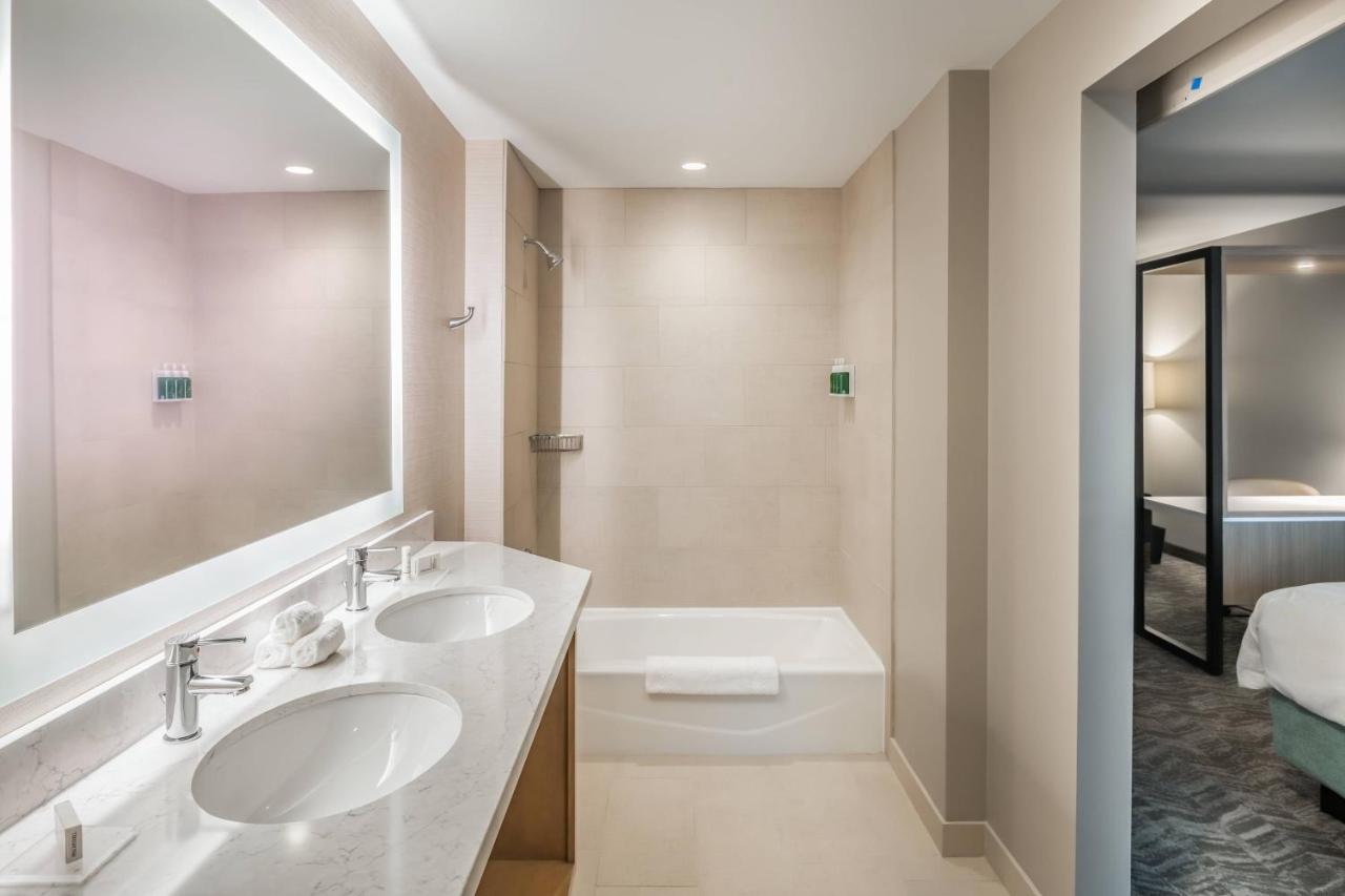 Larger Suite, 1 King, Sofa bed at SpringHill Suites by Marriott Fort Worth Historic Stockyards