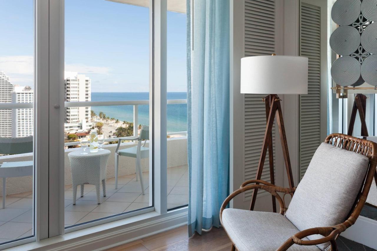 King Room with Partial Ocean View at The Ritz-Carlton, Fort Lauderdale